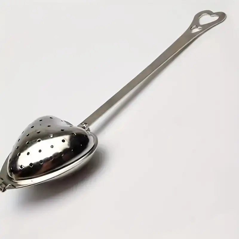 Heart-Shaped Stainless Steel Tea Strainer, Chai Infuser